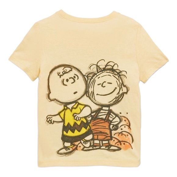 Peanuts Snoopy Charlie Brown Graphic T-Shirt Short Sleeve Toddler Unisex NWT - Picture 3 of 10